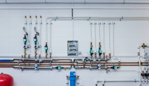 Installation de chauffage moderne et professionnel